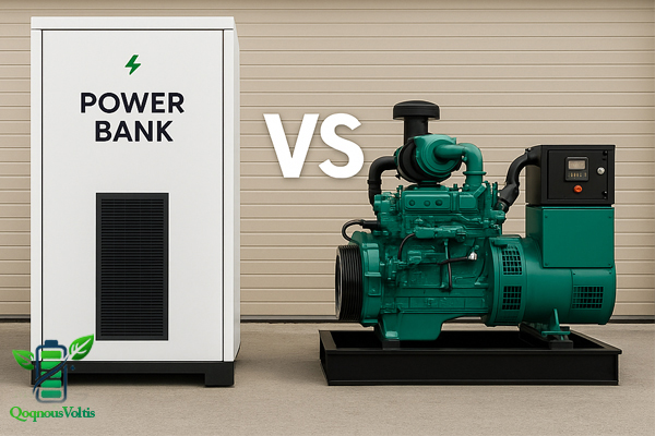 مقایسه پاور بانک صنعتی با ژنراتورهای دیزلی